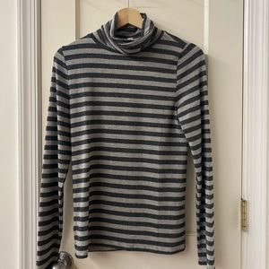 LOFT Metallic Grey/Silver Lightweight sweater